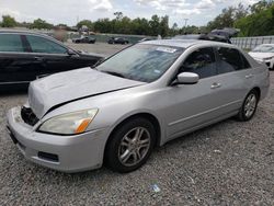 Salvage cars for sale from Copart Riverview, FL: 2007 Honda Accord EX