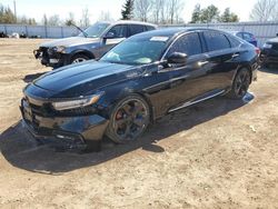 Vehiculos salvage en venta de Copart Bowmanville, ON: 2019 Honda Accord Touring