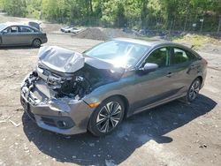 Honda Civic ex salvage cars for sale: 2017 Honda Civic EX