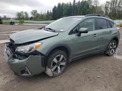 Subaru salvage cars for sale: 2016 Subaru Crosstrek 2.0I Hybrid
