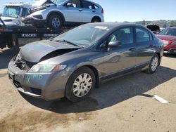 Salvage cars for sale from Copart San Martin, CA: 2011 Honda Civic VP