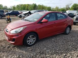 Salvage cars for sale from Copart Chalfont, PA: 2013 Hyundai Accent GLS