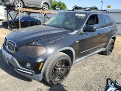 BMW salvage cars for sale: 2007 BMW X5 4.8I