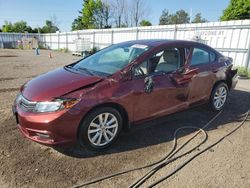 Honda Civic salvage cars for sale: 2012 Honda Civic EXL