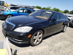 Mercedes-Benz S 550 4matic salvage cars for sale: 2012 Mercedes-Benz S 550 4matic