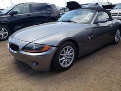 BMW Z4 salvage cars for sale: 2004 BMW Z4 2.5