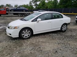 Honda Civic salvage cars for sale: 2010 Honda Civic LX