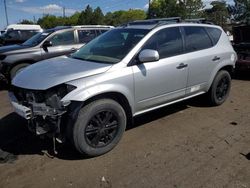 Nissan Murano salvage cars for sale: 2007 Nissan Murano SL