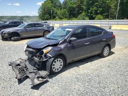 Salvage cars for sale from Copart Concord, NC: 2015 Nissan Versa S