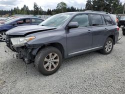 2013 Toyota Highlander Base en venta en Graham, WA