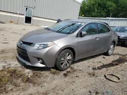 Salvage cars for sale from Copart West Mifflin, PA: 2016 Toyota Corolla ECO