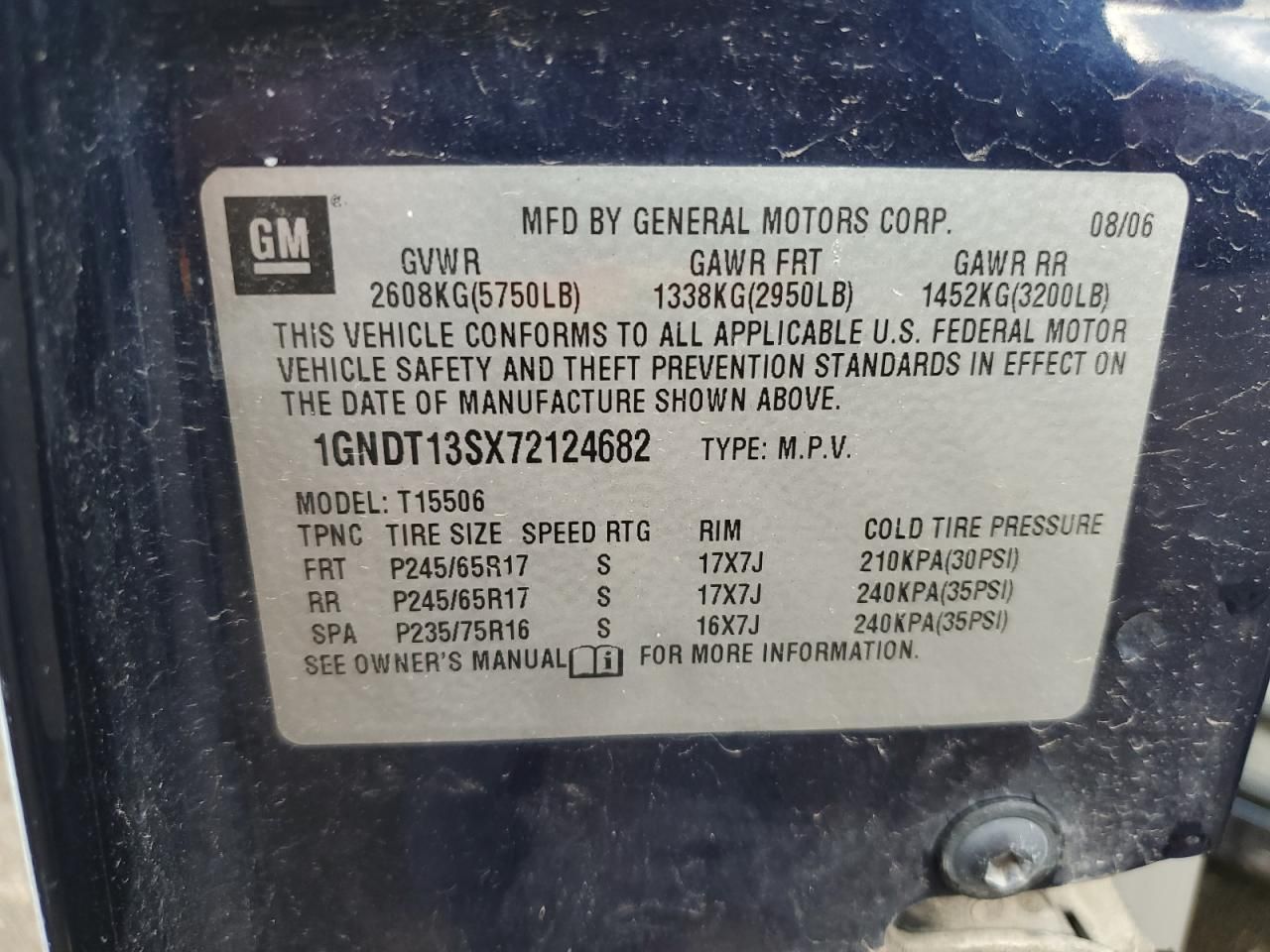 2007 Chevrolet Trailblazer ls