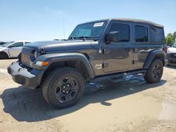 Jeep Wrangler Unlimited Sport salvage cars for sale: 2018 Jeep Wrangler Unlimited Sport