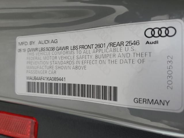 2019 Audi S4 Premium Plus