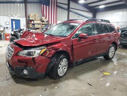 Subaru salvage cars for sale: 2015 Subaru Outback 2.5I Premium