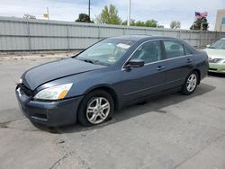 Vehiculos salvage en venta de Copart Littleton, CO: 2007 Honda Accord EX