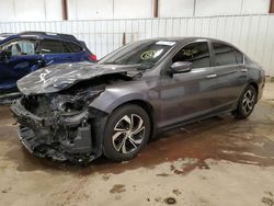 Salvage cars for sale from Copart Lansing, MI: 2016 Honda Accord LX