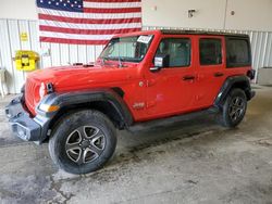 Salvage cars for sale from Copart North Billerica, MA: 2018 Jeep Wrangler Unlimited Sport