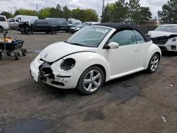 Volkswagen Vehiculos salvage en venta: 2007 Volkswagen New Beetle Triple White
