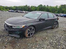Salvage cars for sale from Copart Mebane, NC: 2018 Honda Accord Sport