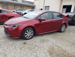 Toyota salvage cars for sale: 2022 Toyota Corolla LE