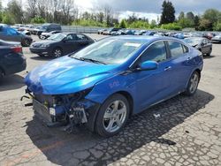 Chevrolet Volt lt salvage cars for sale: 2017 Chevrolet Volt LT