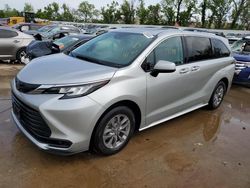 Toyota Sienna le salvage cars for sale: 2022 Toyota Sienna LE