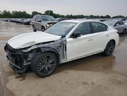 Salvage cars for sale from Copart Wilmer, TX: 2020 Infiniti Q50 Pure