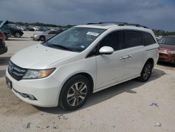 Salvage cars for sale from Copart San Antonio, TX: 2015 Honda Odyssey Touring