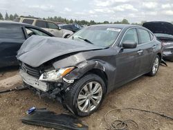 Salvage cars for sale from Copart Elgin, IL: 2013 Infiniti M37 X