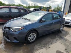 Salvage cars for sale from Copart Duryea, PA: 2015 Toyota Corolla L