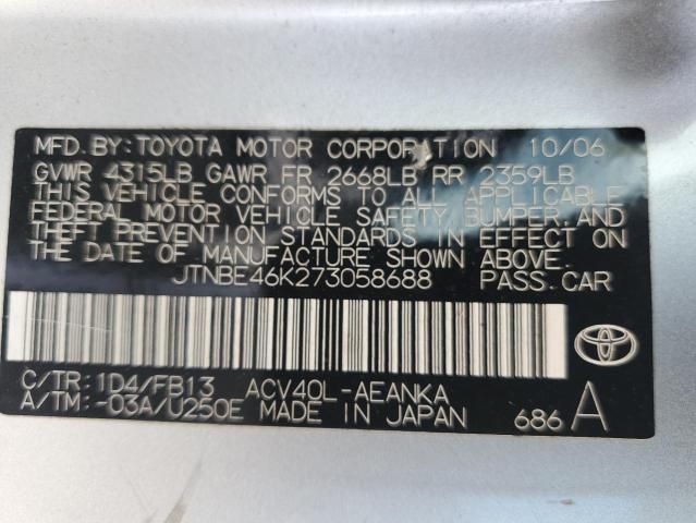 2007 Toyota Camry CE