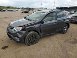 Salvage cars for sale from Copart Colorado Springs, CO: 2017 Toyota Rav4 LE