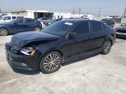 Volkswagen salvage cars for sale: 2016 Volkswagen Jetta Sport