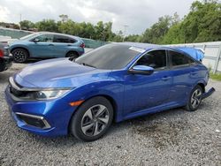 Vehiculos salvage en venta de Copart Riverview, FL: 2021 Honda Civic LX