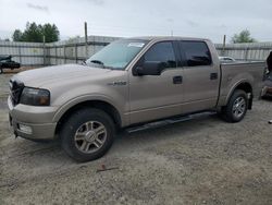 Salvage cars for sale from Copart Arlington, WA: 2005 Ford F150 Supercrew
