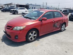 Salvage cars for sale from Copart Sun Valley, CA: 2013 Toyota Corolla Base