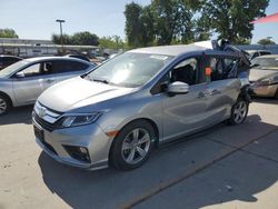 Honda Odyssey ex salvage cars for sale: 2019 Honda Odyssey EX