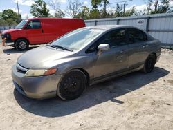 Honda salvage cars for sale: 2008 Honda Civic LX