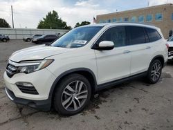 Honda Pilot salvage cars for sale: 2017 Honda Pilot Touring