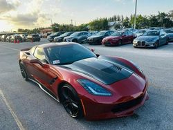 Chevrolet salvage cars for sale: 2016 Chevrolet Corvette Stingray Z51 3LT