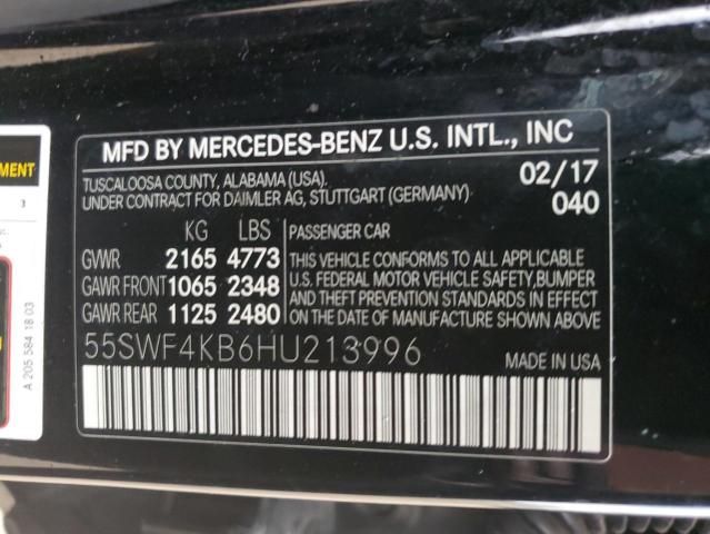 2017 Mercedes-Benz C 300 4matic