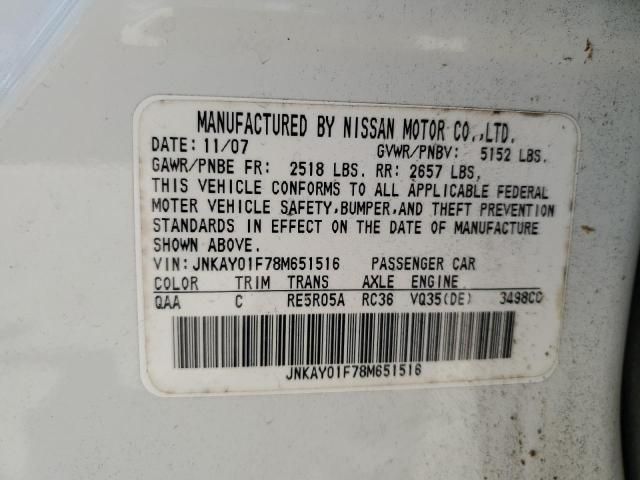 2008 Infiniti M35 Base