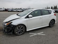 Salvage cars for sale from Copart Rancho Cucamonga, CA: 2018 Toyota Corolla IM