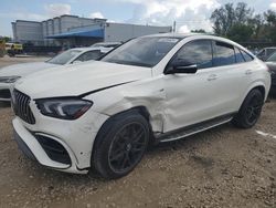 Mercedes-Benz salvage cars for sale: 2022 Mercedes-Benz GLE Coupe 63 S 4matic AMG