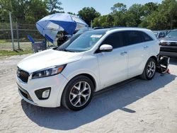Salvage cars for sale from Copart Fort Pierce, FL: 2016 KIA Sorento SX