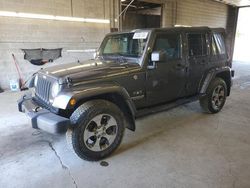 Salvage cars for sale from Copart Angola, NY: 2017 Jeep Wrangler Unlimited Sahara