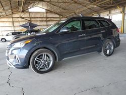 Hyundai Vehiculos salvage en venta: 2017 Hyundai Santa FE SE Ultimate