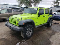 Jeep salvage cars for sale: 2013 Jeep Wrangler Unlimited Rubicon