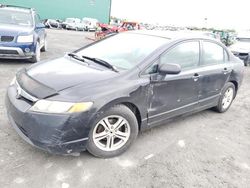 Salvage cars for sale from Copart Montreal Est, QC: 2008 Honda Civic DX